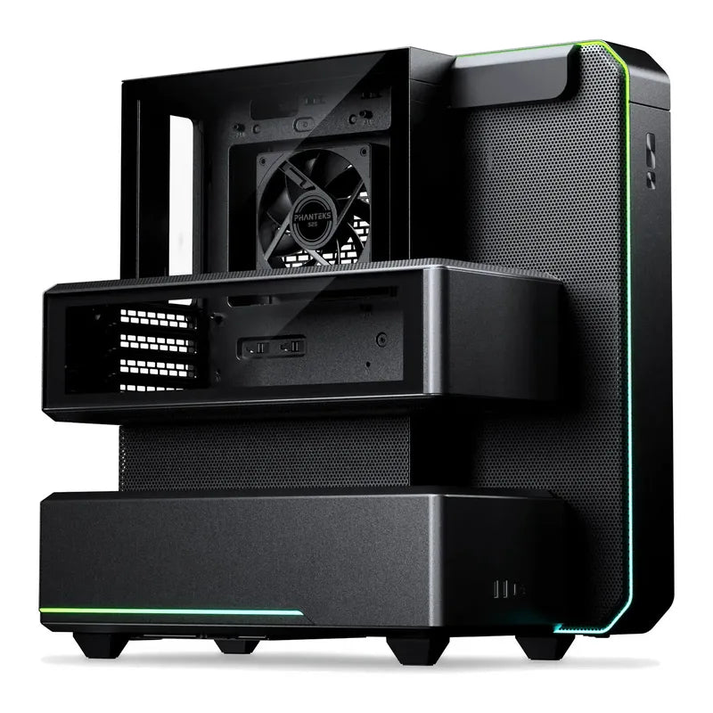 Phanteks EX5 Midi-Tower ATX - Vetro Temperato, Direct Cooling, ARGB - Nero