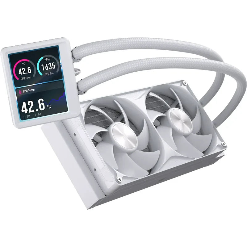 Corsair NAUTILUS II 240 RS LCD, AIO Liquid CPU Cooler - 240 mm, Bianco
