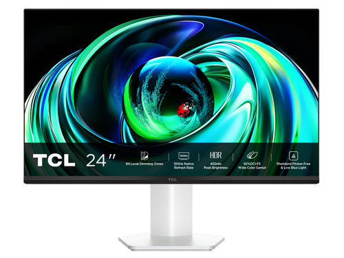 TCL MONITOR GAMING 23,8 mLED VA 16:9 FHD 5MS 100hz 450 CDM, miniLED Direct-84, 99 sRGB, VGA/HDMI, BIANCO