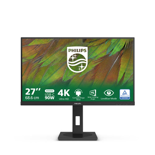 PHILIPS MONITOR 27 LED IPS 4K UHD 16:9 4MS 350 CDM, PIVOT, DP/HDMI, USB-C HUB