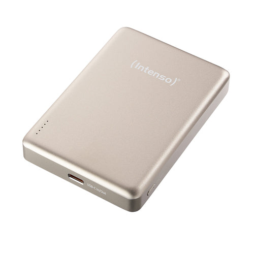 INTENSO POWER MAGNETIC POWER BANK CHAMPAGNE 1000MAH CON CAVO DI RICARICA USB-C INTEGRATO