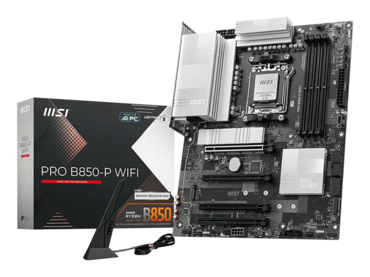 MB MSI PRO B850-P WIFI AM5 4D5 4PCIE 4M2 4SATA HD/TYPE-C