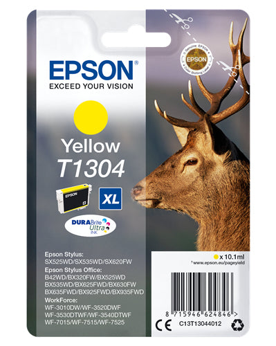 EPSON CART INK GIALLO PER B42WD/WF PRO 7015, SERIE XL CERVO