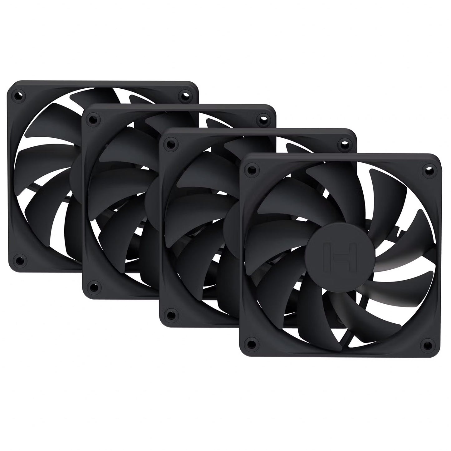 HYTE FAN CASE FA12 PWM FAN 4 PACK 4x 120*120*25mm BLK