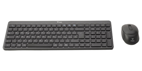 ITEK TASTIERA + MOUSE DEC WS01 WIRELESS 2.4G BLUETOOTH MOUSE OTTICO 1600DPI TASTIERA LOW