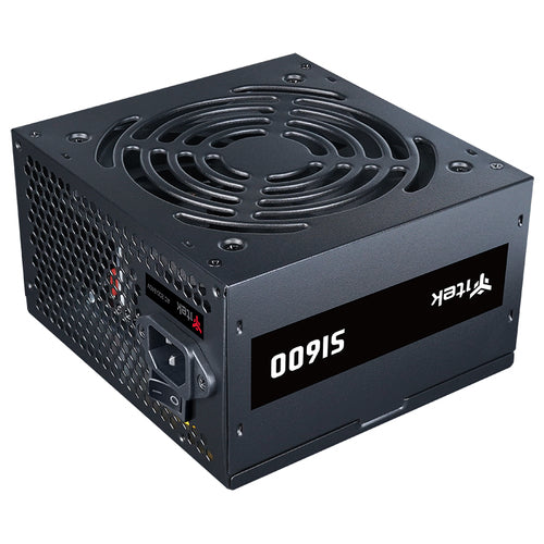 ITEK ALIMENTATORE SI600 - 600W, EFFICIENZA 80+, PFC ATTIVO, 12CM SILENT FAN