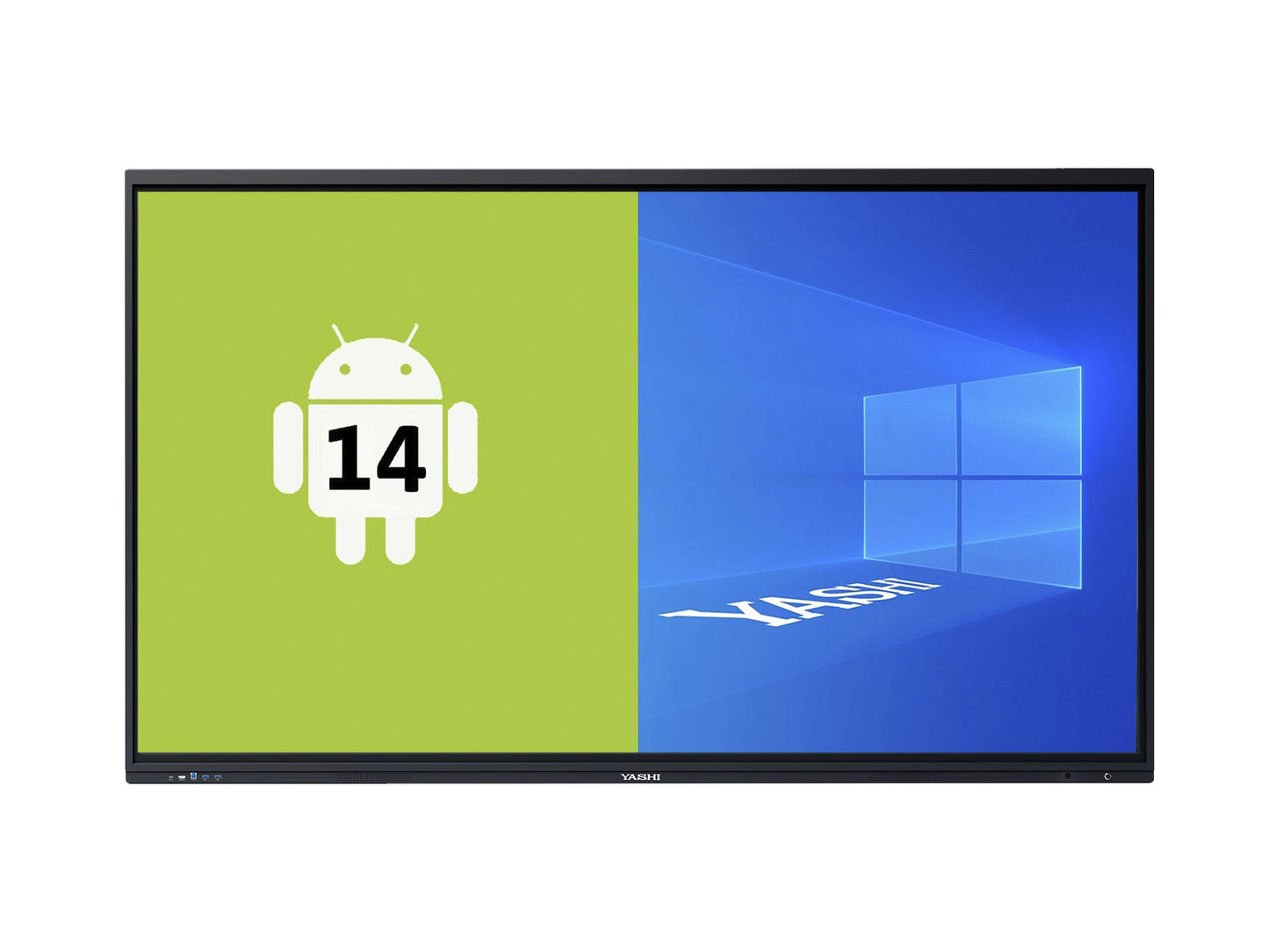 YASHI DISPLAY SUPERTOUCH AI INTERATTIVO 65 16:9 4K UHD 40 TOCCHI, 8GB RAM 128 GB STORAGE, ANDROID 14