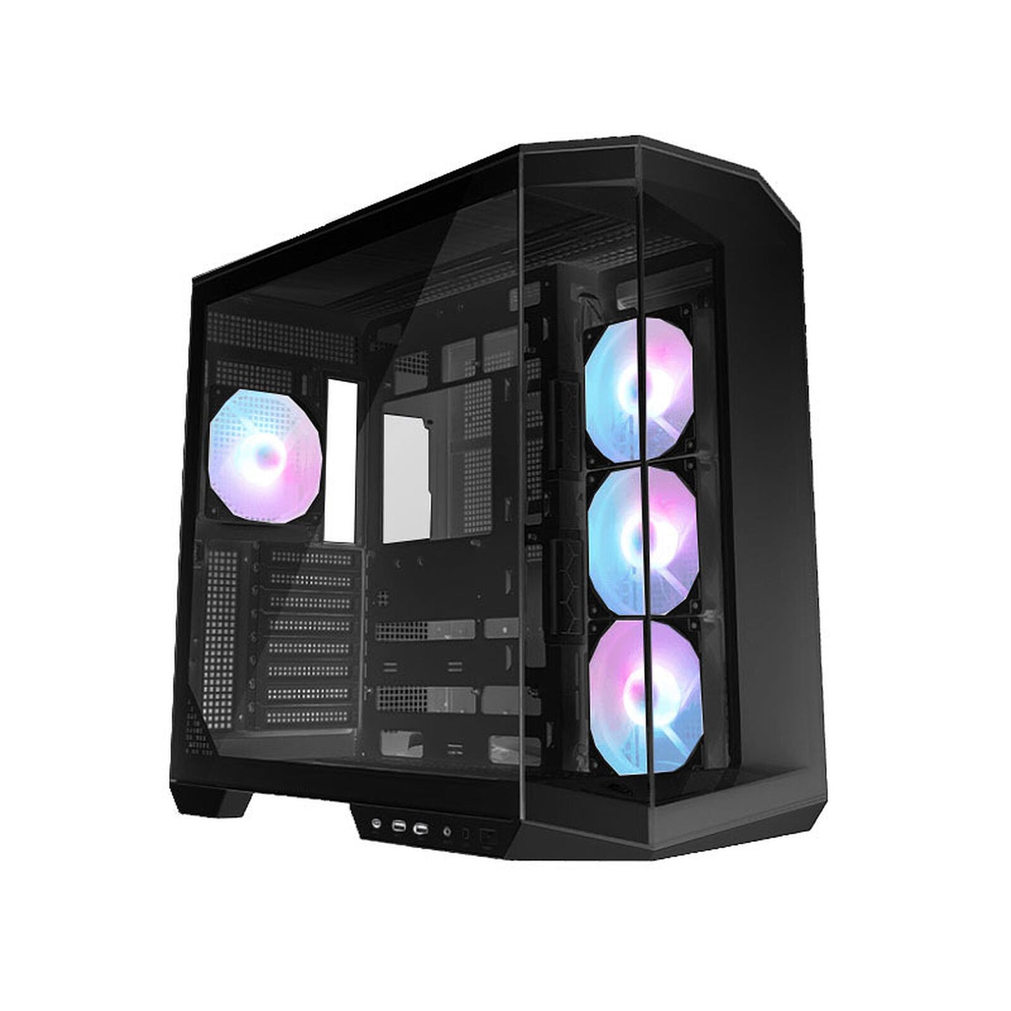 MSI MAG PANO 100R PZ, Global, 2xUSB 3.2 Gen 1, 1xUSB 3.2 Gen2 Type-C, 3x120mm ARGB Reverse Blade Fan