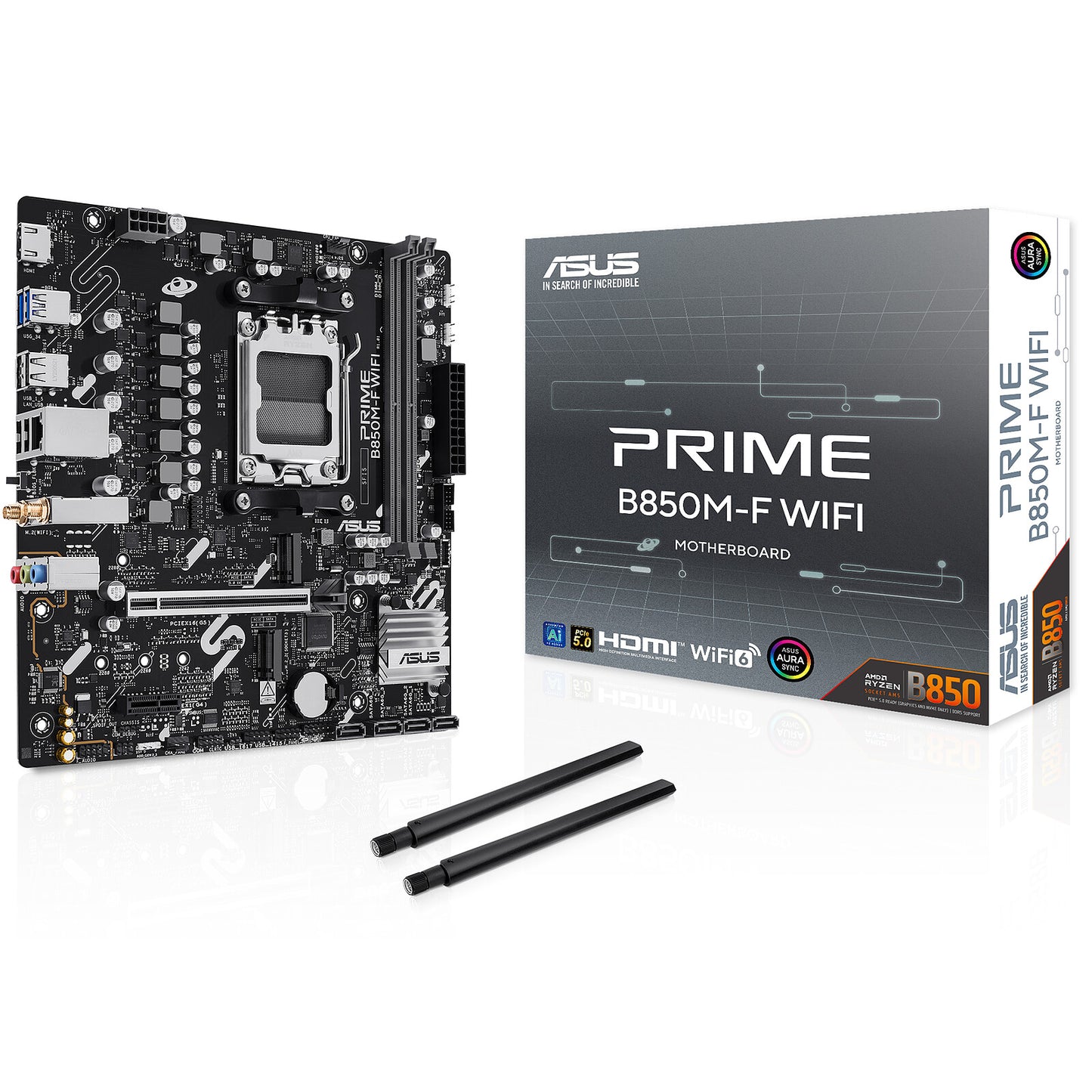 ASUS MB AM5,B850,USB5G,WIFI,AUR