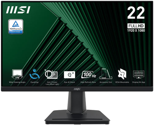 MSI MONITOR 21,5 LED VA 16:9 FHD 1MS 300 CDM 100Hz, HDMI