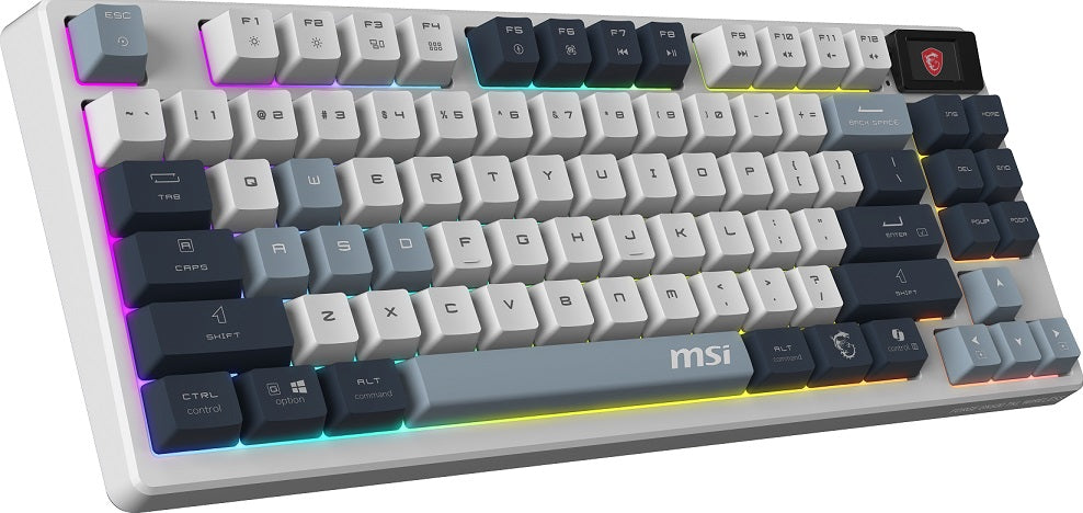 MSI GK600 BLUE FORGE KEYBOARD ITA WHITE DARK BLUE25 LIGHT