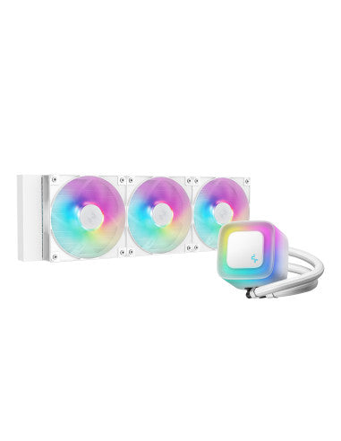 DEEPCOOL RAFF. LIQUIDO LE360 V2 BIANCA 3*ARGB