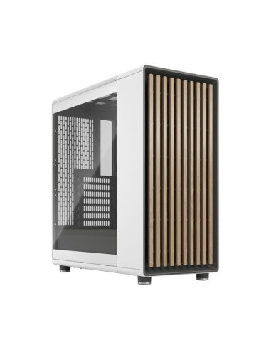 FRACTAL CASE MID TOWER NORTH CHALK WHITE TG CLEAR TINT