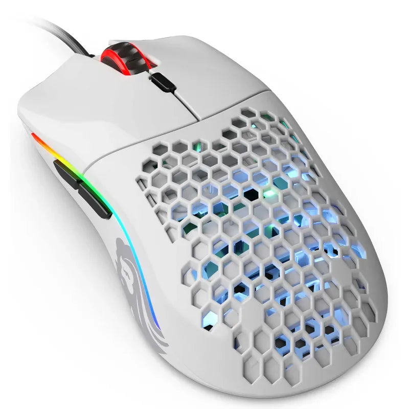 Glorious PC Gaming Race Model O- Gaming Mouse - Bianco Lucido