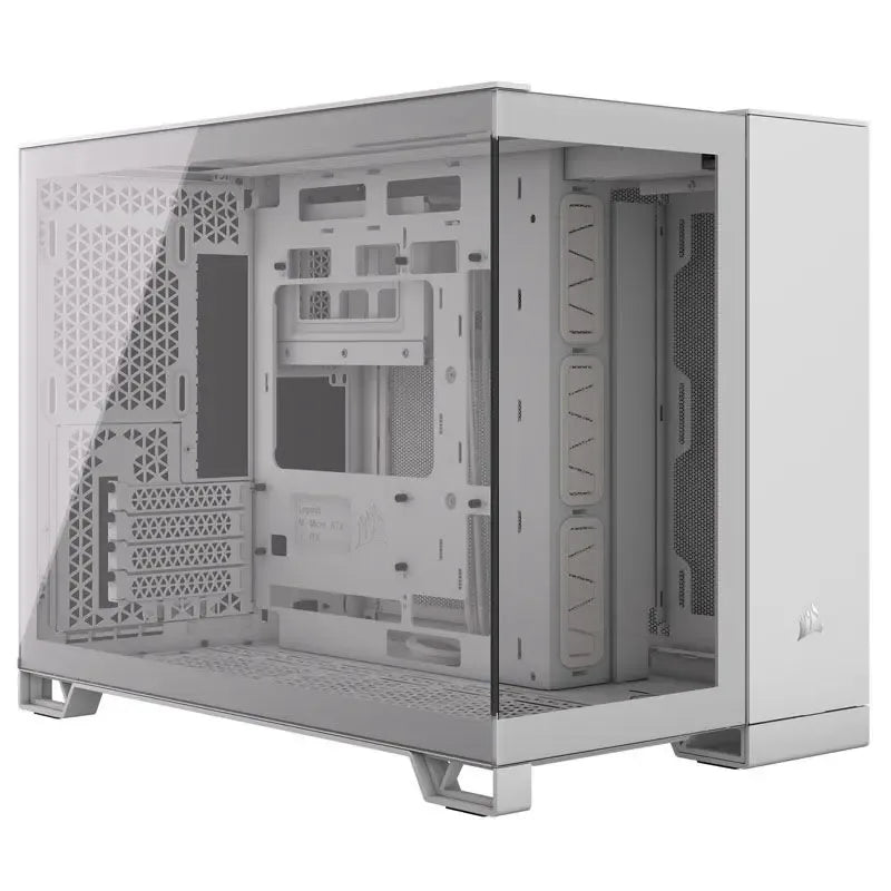 Corsair 2500X, Vetro Temperato - Bianco