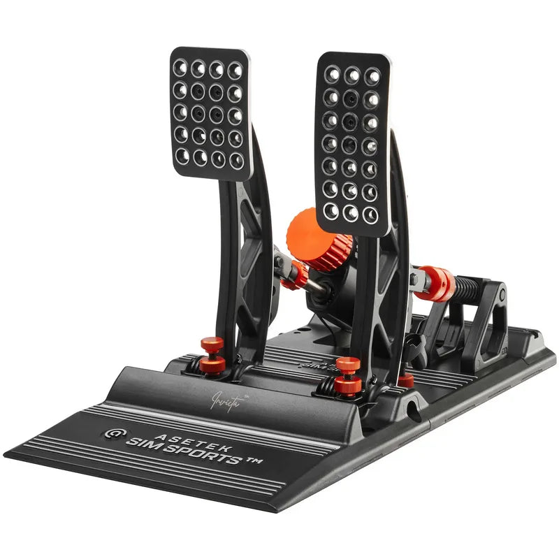 Asetek SimSports Invicta THORP II - Pedaliera Sim Racing con Freno Idraulico - Nero