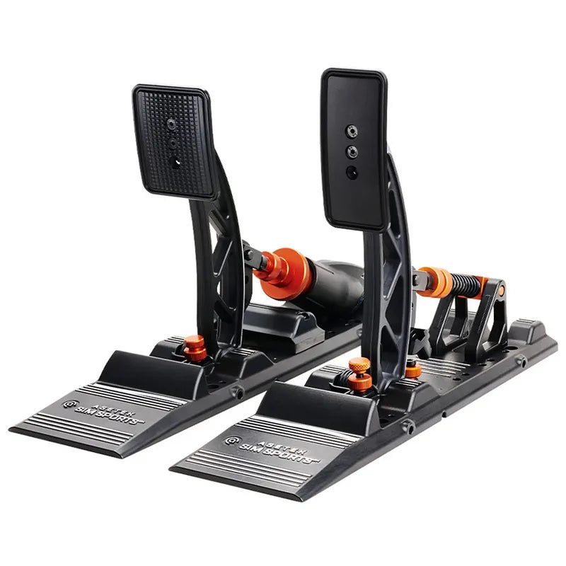 Asetek SimSports Forte S Sim Racing Pedaliera Acceleratore e Freno - Nero