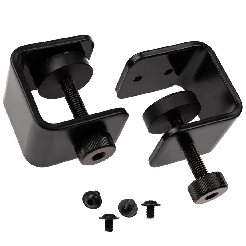Asetek SimSports Table Clamps - Morsetti da Tavolo in Acciaio per Bottom Mount Volanti Sim Racing - Nero