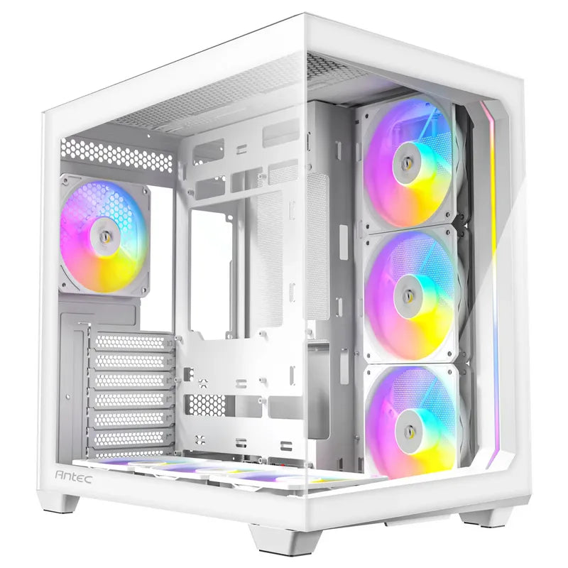 Antec C5 ARGB, Midi-Tower, ATX, ARGB, Vetro Temperato - Bianco
