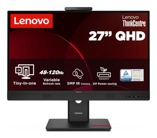 LENOVO MONITOR 27 LED IPS QHD 4MS 350 CDM, PIVOT, DP/HDMI, MULTIMEDIALE, Tiny-in-One
