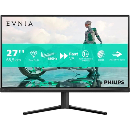 PHILIPS MONITOR GAMING 27 LED VA 16:9 QHD 1MS 180hz 300 CDM, DP/HDMI