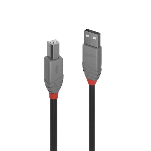 LINDY CAVO USB 2.0 TIPO A A B ANTHRA LINE 7.5MT