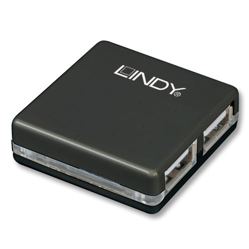 LINDY MINI HUB USB 2.0 4 PORTE
