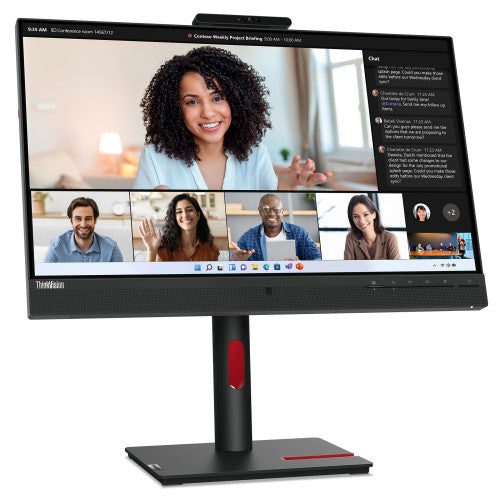 LENOVO MONITOR 23,8 LED IPS 16:9 FHD 6MS 250 CDM, PIVOT, USB-C HUB, WEBCAM, DP/HDMI, MULTIMEDIALE, SCATOLA DANNEGGIATA