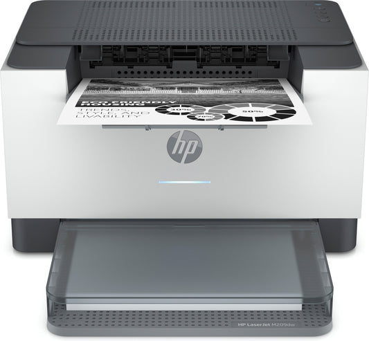 HP STAMPANTE LASER A4 B/N, LASERJET LJ M209DW, FRONTE/RETRO, 29PPM, USB/LAN/WIFI 6GW62F#B19