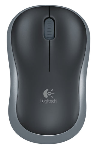 LOGITECH MOUSE WIRELESS M185 FULL-SIZE, OTTICO, USB, GRIGIO