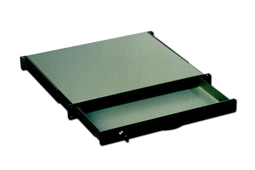 DIGITUS CASSETTO PER ARMADI RACK 19" CON MANIGLIA E CHIUSURA, COLORE NERO DIMENSIONI MM. 482X45X492