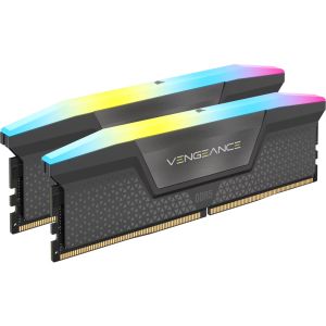 CORSAIR RAM VENGEANCE RGB DDR5 32GB (2 x 16GB) DDR5 6000 CL38-48-48-96 1.35V Intel XMP  AMD EXPO -