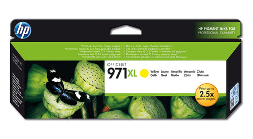HP CART INK GIALLO PER OFFICEJET PRO X451 X476 X551 X576, 971XL