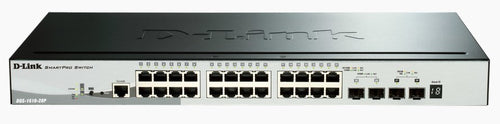 D-LINK SWITCH 28 PORTE GIGABIT 10/100/1000MBPS POE STACKABLE SMART MANAGED
