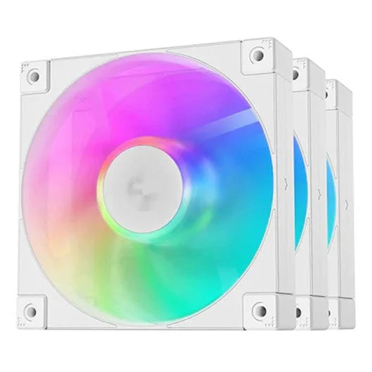 DEEPCOOL VENTOLE CASE FD12 ARGB  BIANCO 3 IN 1 R-FD12-WHAPN3-G