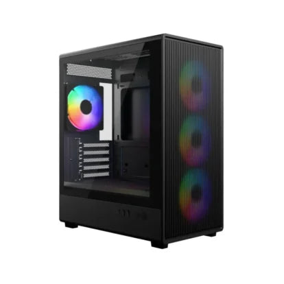 Cooler Master Elite 350 Black, mini tower supporto MB mATX/mITX, mesh, ventole 4x120mm ARGB incluse,