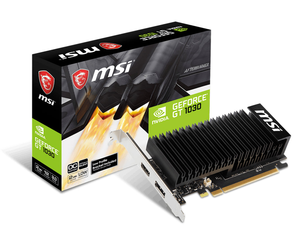 VGA MSI NVIDIA GT 1030 2GHD4 LP OC 2GB HDMI/DP 20W