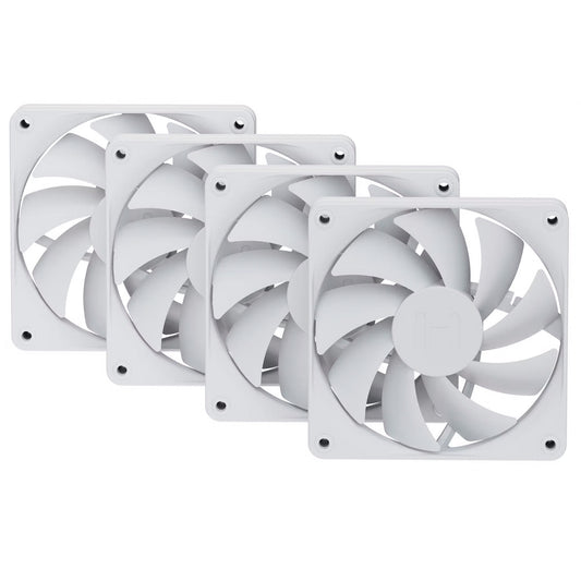 HYTE FAN CASE FA12 PWM FAN 4 PACK 4x 120*120*25mm WHT