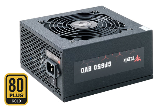 ITEK ALIMENTATORE GF650 EVO - 650W, 80PLUS GOLD, VENTOLA FDB 12CM, MODULARE