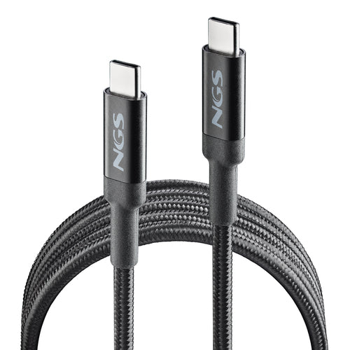 NGS CAVO DI RICARICA RAPIDA FINO A  100W, DA USB C A USB C, LUNGHEZZA 2 M
