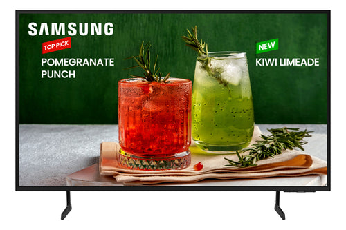 SAMSUNG DIGITAL SIGNAGE BUSINESS TV 85 16:9 4K UHD 250 CDM, BED-H, TIZEN, WIFI/LAN