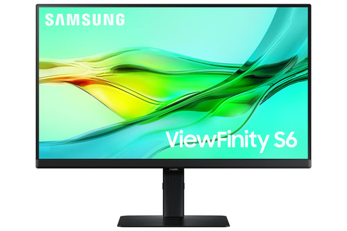 SAMSUNG MONITOR 24 LED IPS 16:9 QHD 5MS 350 CDM 100hz, PIVOT, USB-C DOCK, DP/HDMI, VIEWFINITY S6 S24D60U