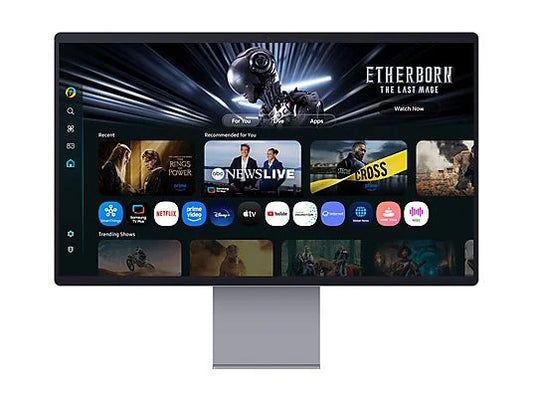 SAMSUNG SMART MONITOR 32 OLED 16:9 4K UHD 0,03MS 250 CDM 165hz, PIVOT, DP/HDMI, MULTIMEDIALE, SMART MONITOR M9