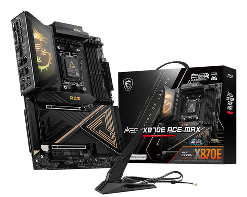 MSI MB MEG X870E ACE MAX,X870E,AM5,4DDR5,2PCI-Ex16,1PCI-Ex4,5M.2,4SATA3,2USB4,1USB3.2 Gen2x2,11U