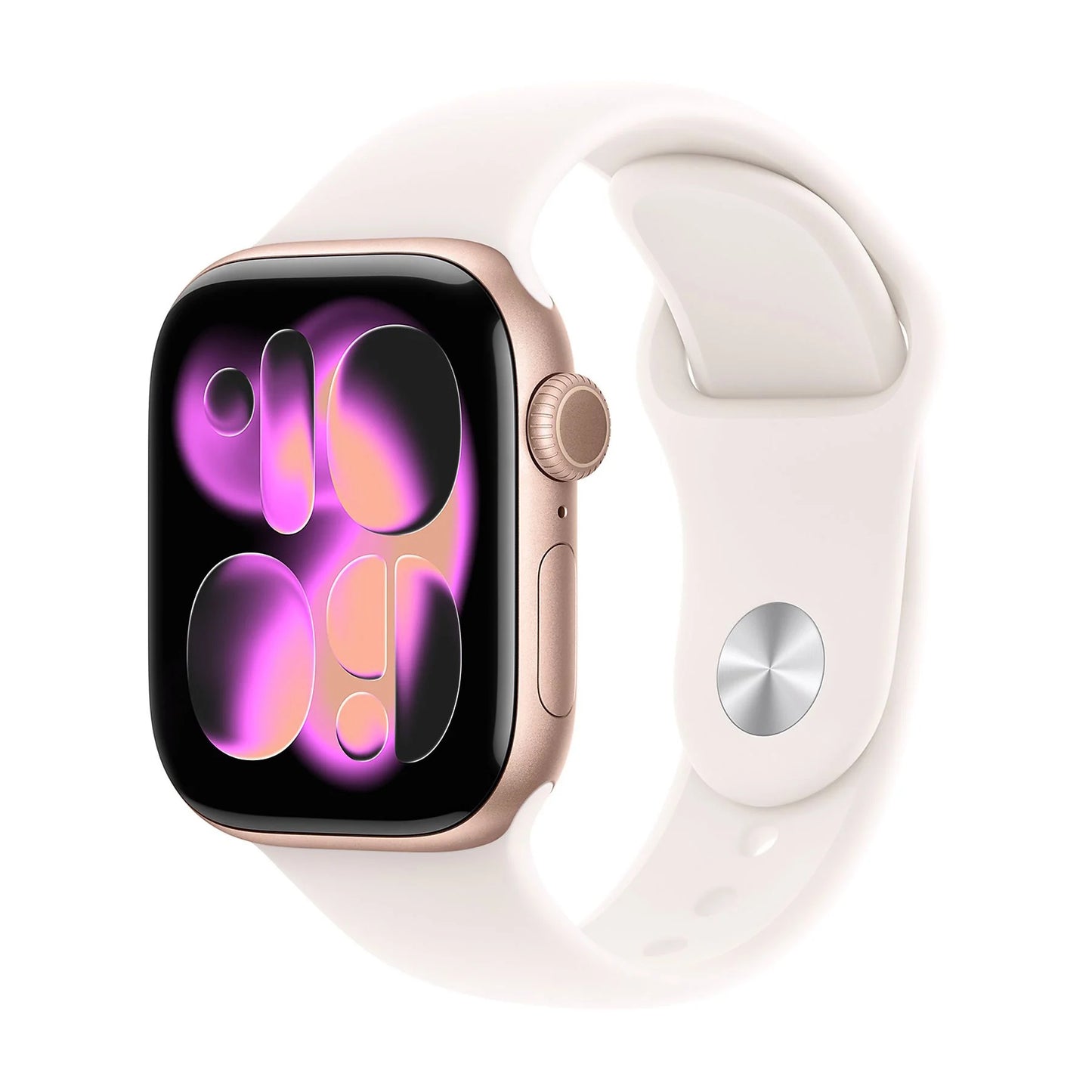 APPLE WATCH SERIES 11GPS42MMROSE GOLD ALUMINIUM CASE WITH LIGHT BLUSH SPORT BAND - M/L