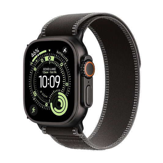 APPLE WATCH ULTRA 3GPS E CELLULAR49MMBLACK TITANIUM CASE WITH BLACK/CHARCOAL TRAIL LOOP, M/L