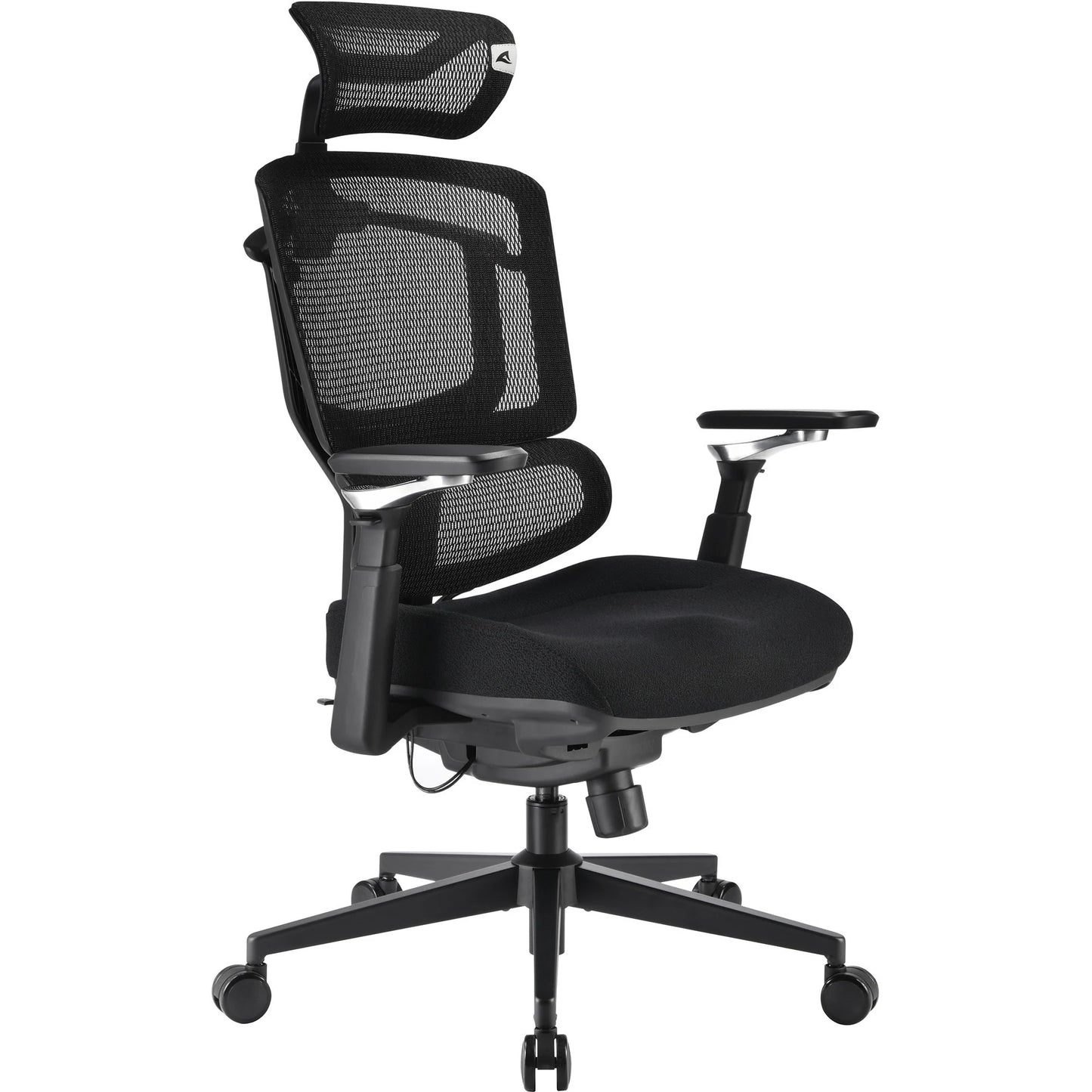 SHARKOON SEDIA OFFICE FABRIC SEAT BASE 3D ARMREST  HEADREST 5 HEIGHTS ADJUSTABLE  MAX WEIGHT CAPACI