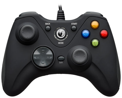 NACON CONTROLLER WIRED PER PC CON PULSANTE HOME COMPATIBILE CON TUTTI I GIOCHI PER PC E CON WINDOWS XP/VISTA/7/8/10 - BLACK