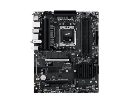 MSI MB AMD B850, PRO B850-S EVO WIFI, AM5, 4DDR5,2PCI-Ex16,3M.2,4SATA3,5USB 10G,3USB 5G,8USB2,HD AUDIO