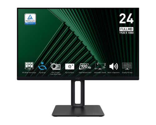 MSI MONITOR 23.8 LED IPS 16:9 FHD 1MS 100Hz, DP/HDMI, PIVOT, MULTIMEDIALE